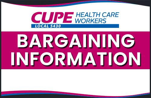 cupe 5430 bargaining news