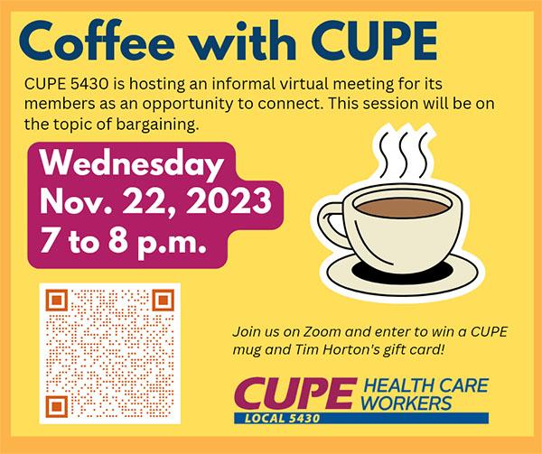 Coffee with CUPE nov 22